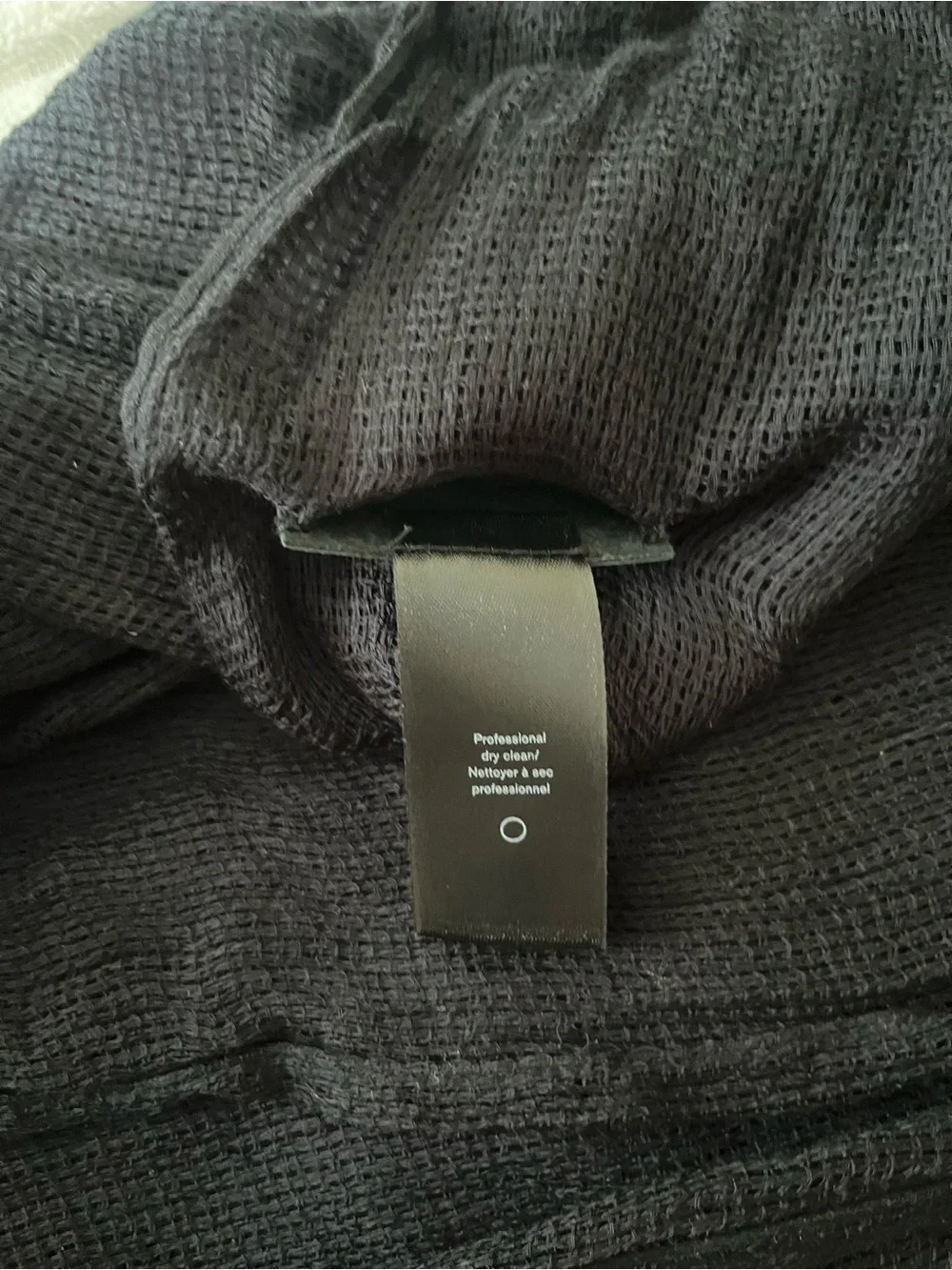 Rag & Bone Black Buckley Scarf